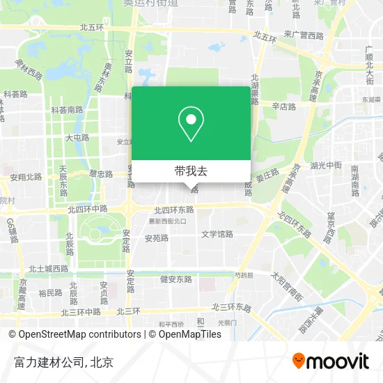 富力建材公司地图