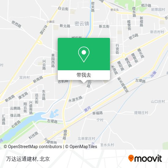 万达运通建材地图