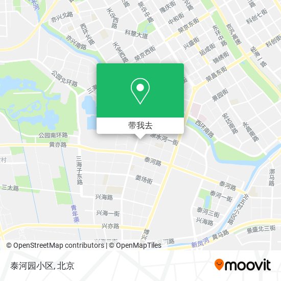 泰河园小区地图