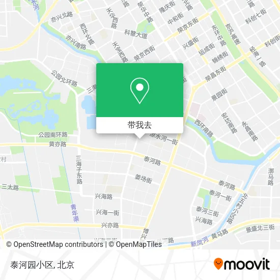 泰河园小区地图