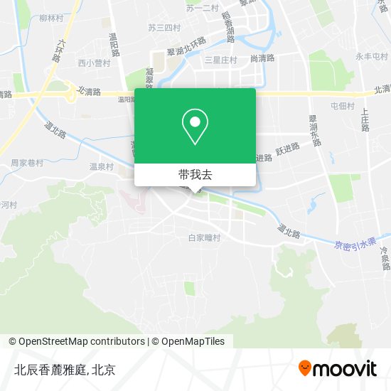 北辰香麓雅庭地图