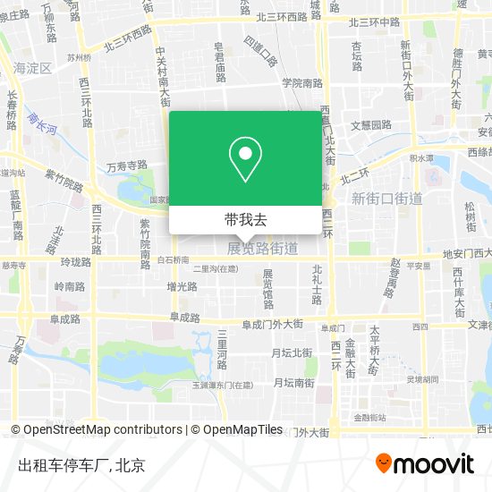 出租车停车厂地图