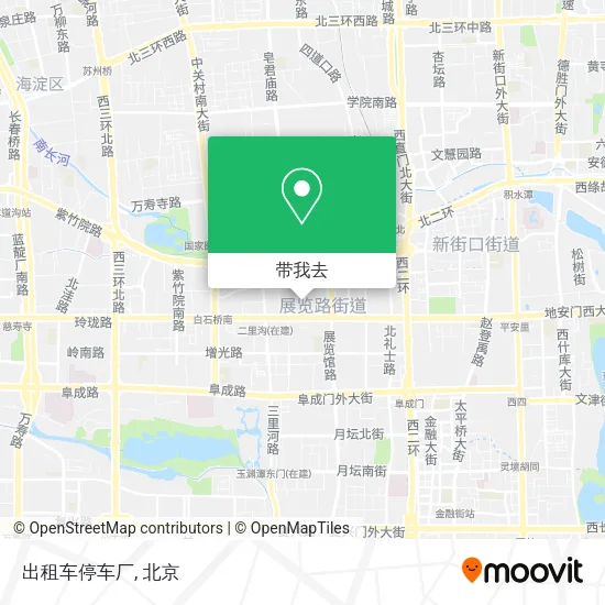 出租车停车厂地图