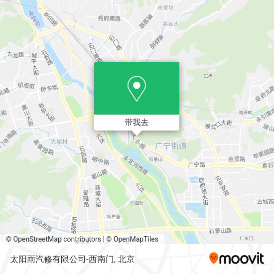 太阳雨汽修有限公司-西南门地图