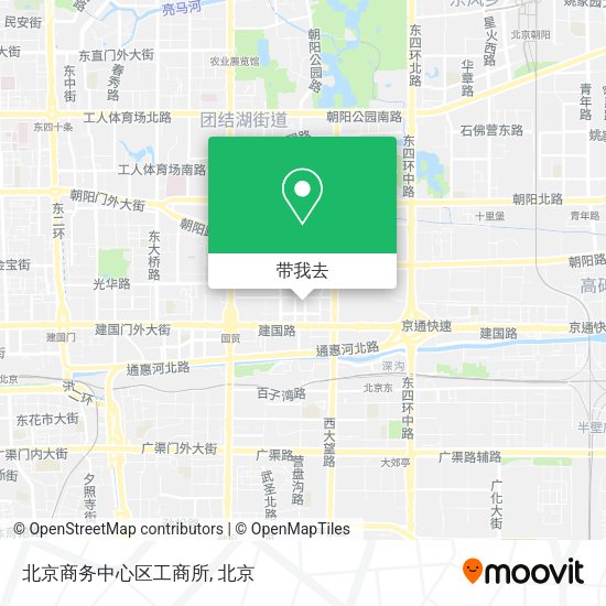 北京商务中心区工商所地图