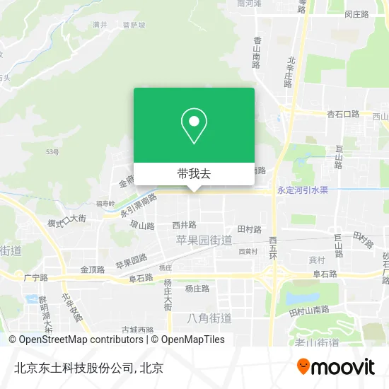 北京东土科技股份公司地图