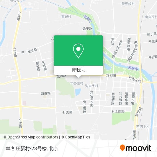 羊各庄新村-23号楼地图