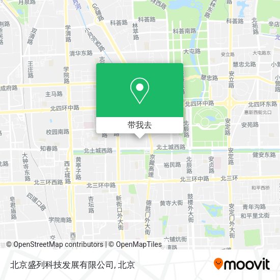 北京盛列科技发展有限公司地图
