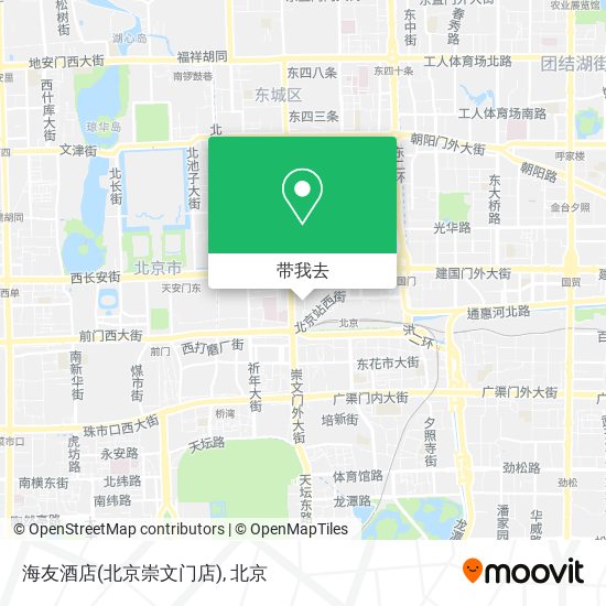 海友酒店(北京崇文门店)地图