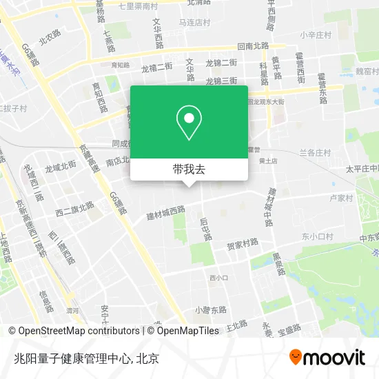 兆阳量子健康管理中心地图