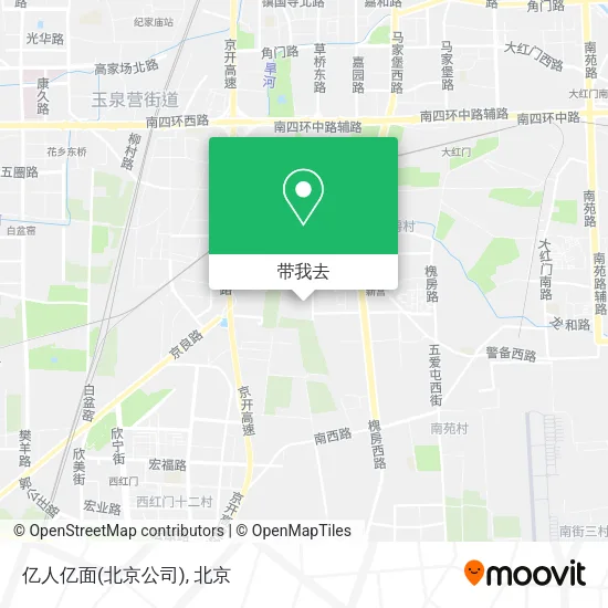 亿人亿面(北京公司)地图