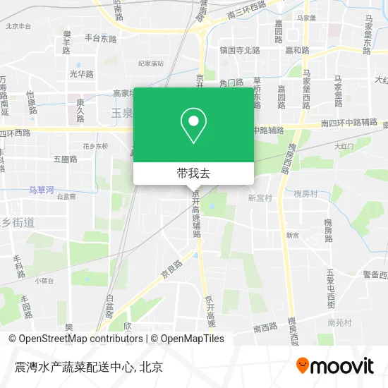 震澚水产蔬菜配送中心地图