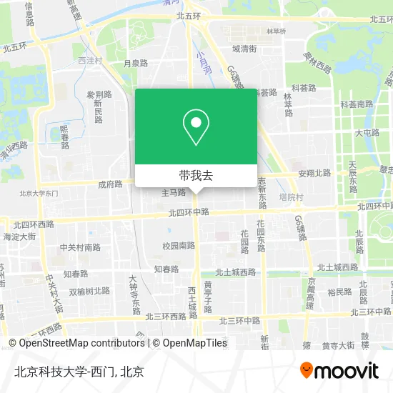 北京科技大学-西门地图