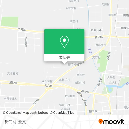 衙门村地图
