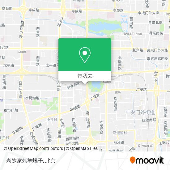 老陈家烤羊蝎子地图