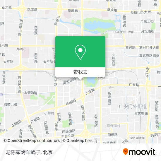 老陈家烤羊蝎子地图