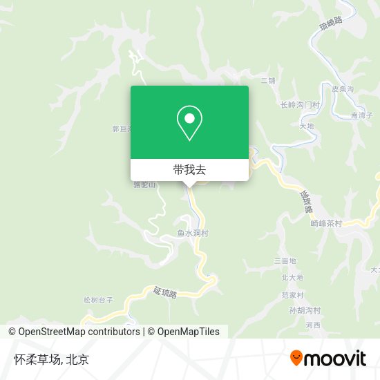 怀柔草场地图