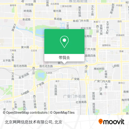 北京网网信息技术有限公司地图