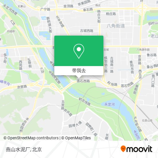 燕山水泥厂地图