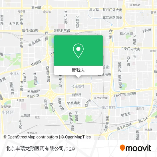 北京丰瑞龙翔医药有限公司地图