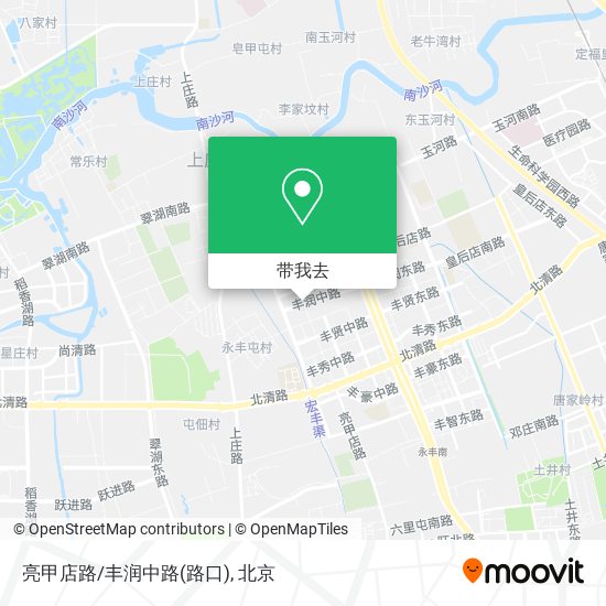 亮甲店路/丰润中路(路口)地图