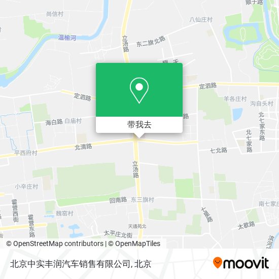 北京中实丰润汽车销售有限公司地图