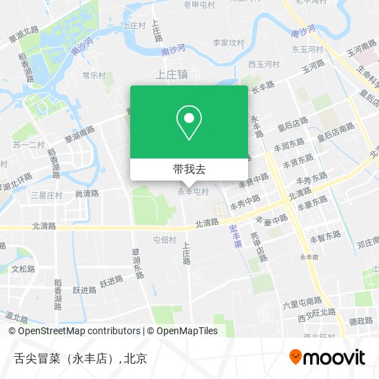 舌尖冒菜（永丰店）地图