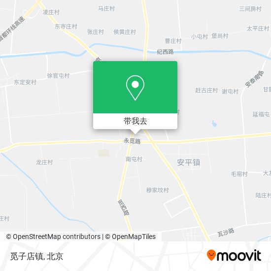 觅子店镇地图