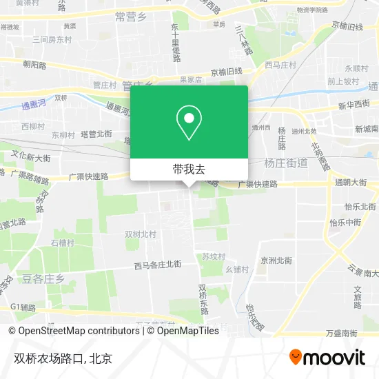 双桥农场路口地图