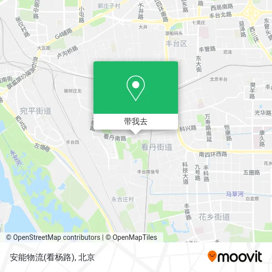 安能物流(看杨路)地图