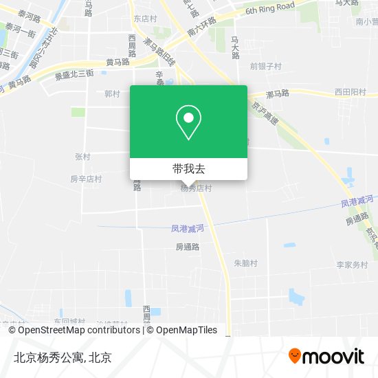 北京杨秀公寓地图