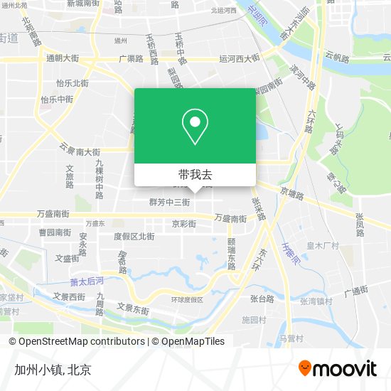 加州小镇地图