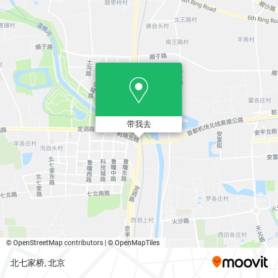 北七家桥地图