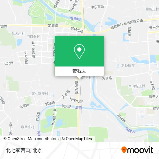 北七家西口地图