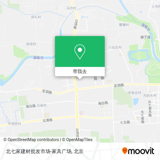 北七家建材批发市场-家具广场地图