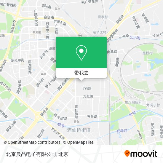 北京晨晶电子有限公司地图