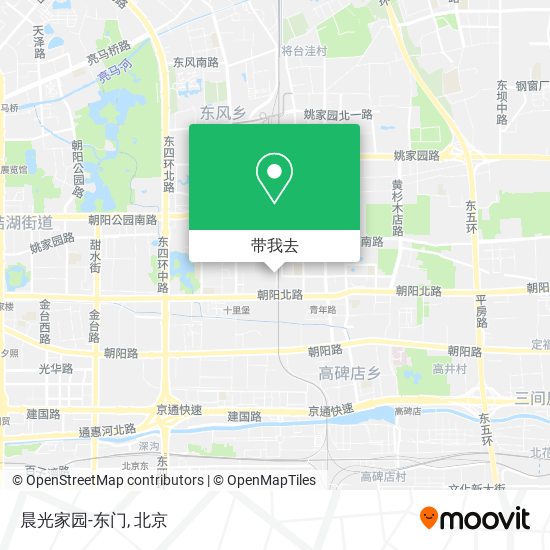 晨光家园-东门地图