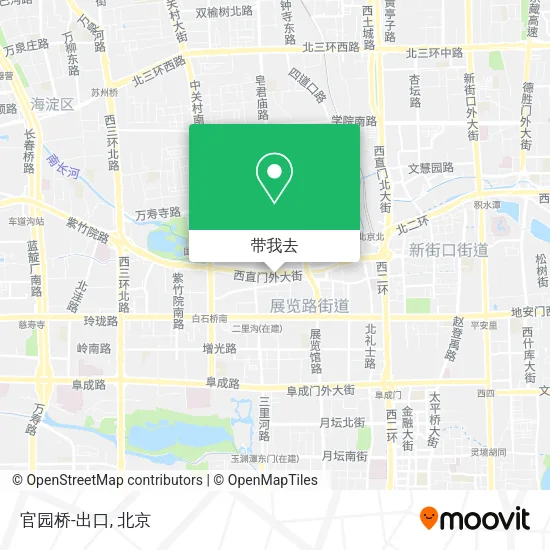官园桥-出口地图