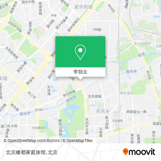 北京瞰都家庭旅馆地图