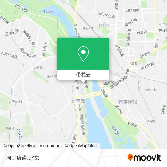 周口店路地图