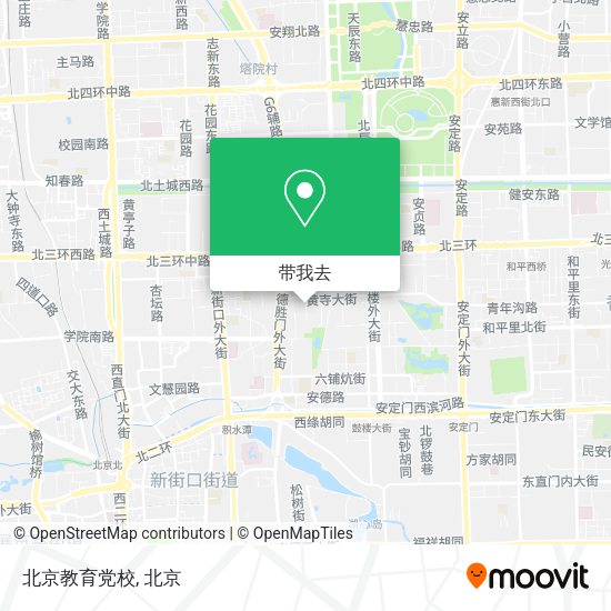 北京教育党校地图