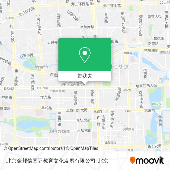 北京金邦信国际教育文化发展有限公司地图