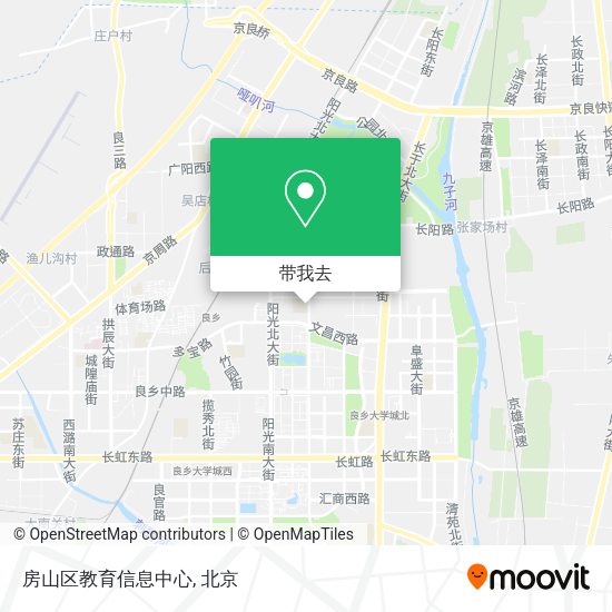 房山区教育信息中心地图