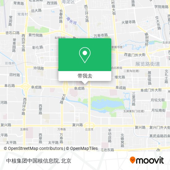中核集团中国核信息院地图
