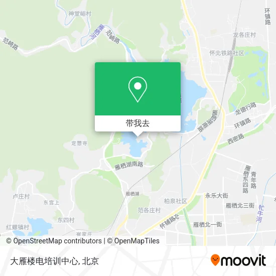 大雁楼电培训中心地图