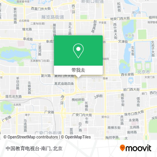 中国教育电视台-南门地图