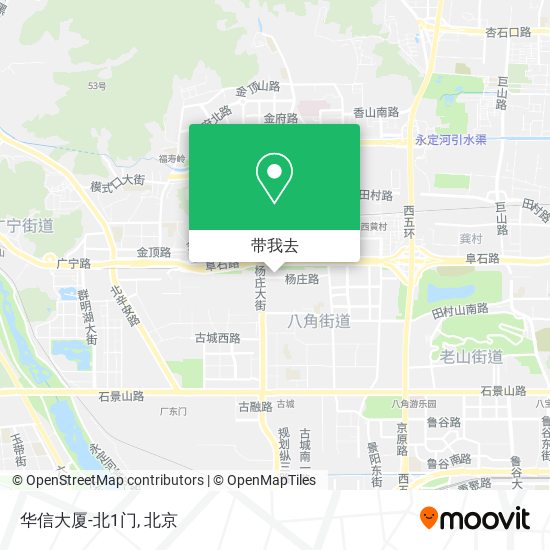 华信大厦-北1门地图