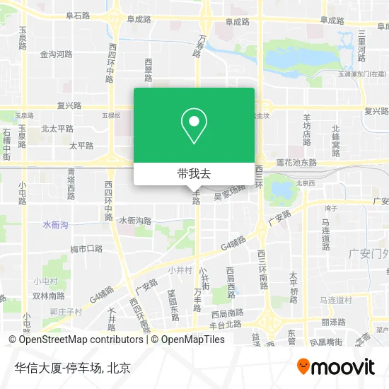 华信大厦-停车场地图