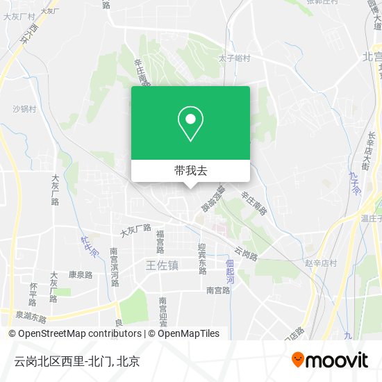 云岗北区西里-北门地图