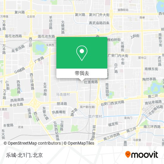 乐城-北1门地图